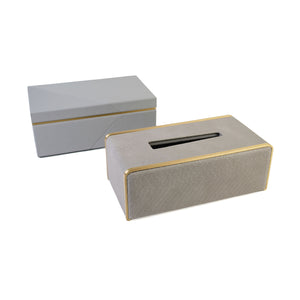 Aquila Tissue Box, Grey