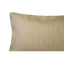 Details of rectangle yellow cushion cover