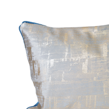 Belmont Cushion Cover, Silver & Blue, 30x50 cm