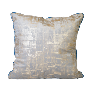 Belmont Cushion Cover, Silver & Blue, 45x45 cm
