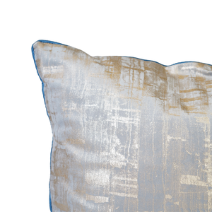 Belmont Cushion Cover, Silver & Blue, 45x45 cm