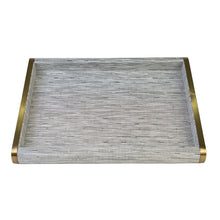 Bolton Tray, Grey and Gold