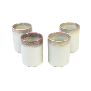 Celadon Tea Cups, Set of Four