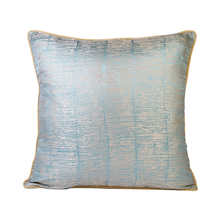 Chalon Cushion Cover, Gold & Blue, 45x45 cm