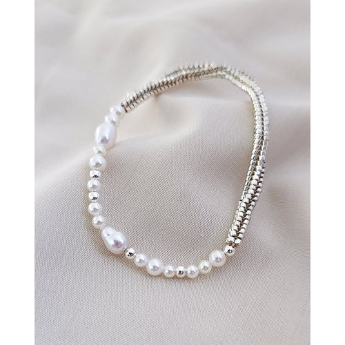 Classique Perle Bracelet, Silver