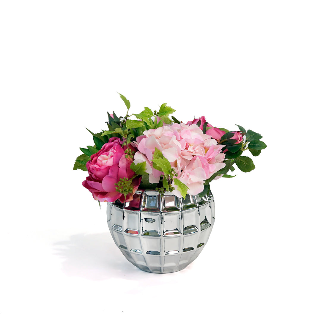 June Blooms, Turin Grid Vase