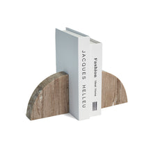 Hugo Bookends, Palissandro Wood Marble