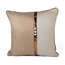 Dionne Cushion Cover, Brown & Beige, 45x45 cm