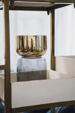 Eva Vase, Gold & Glass