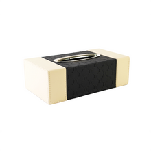 Fraser Tissue Box, Black & Cream