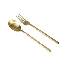 Gold Spoon & Fork