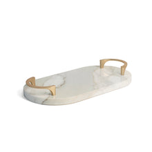 Lamont Tray, White & Gold (Out of Stock. Pre-Order)