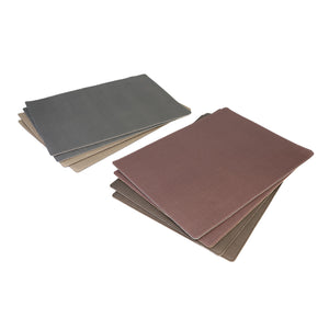 Mirage Placemats, Brown & Maroon, Set of Four