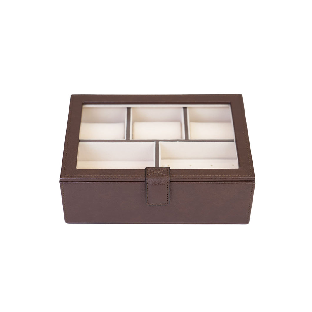Odette Jewelry Box, Brown
