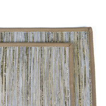 Renew Placemats, Set of 2, Gold & Silver