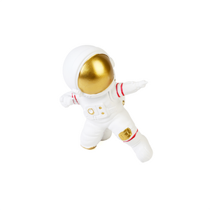 Top view of white & gold figurine