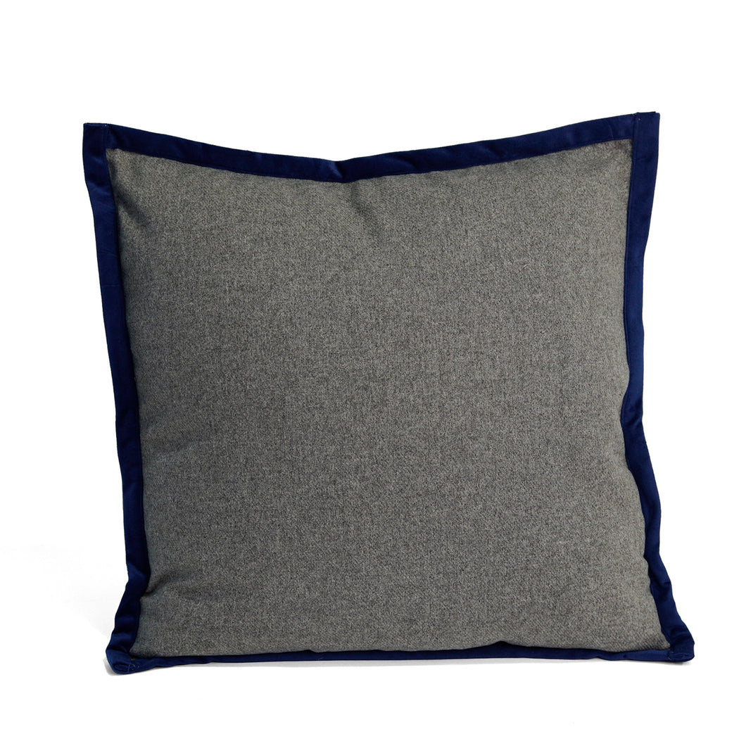 Seville Cushion Cover, Grey & Navy