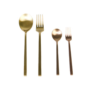 Gold Spoon & Fork