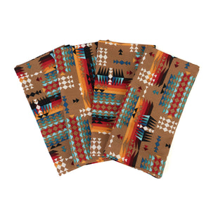 Tribe Napkins, Set of Four, Multi-Coloured