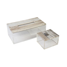 Trogir box with matching beige Trogir tissue box