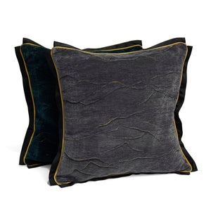 Victoria Cushion Cover, Dark Green, 45x45 cm