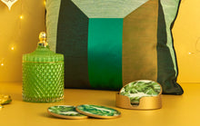 Rochelle Jar, Green and Gold