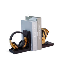 Audio Bookends, Set of 2, Bronze