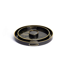 Birch Coasters, Black and Gold