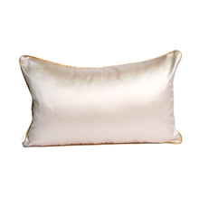 Brompton Cushion Cover, White and Gold