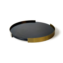 London Plate, Black Marble and Gold