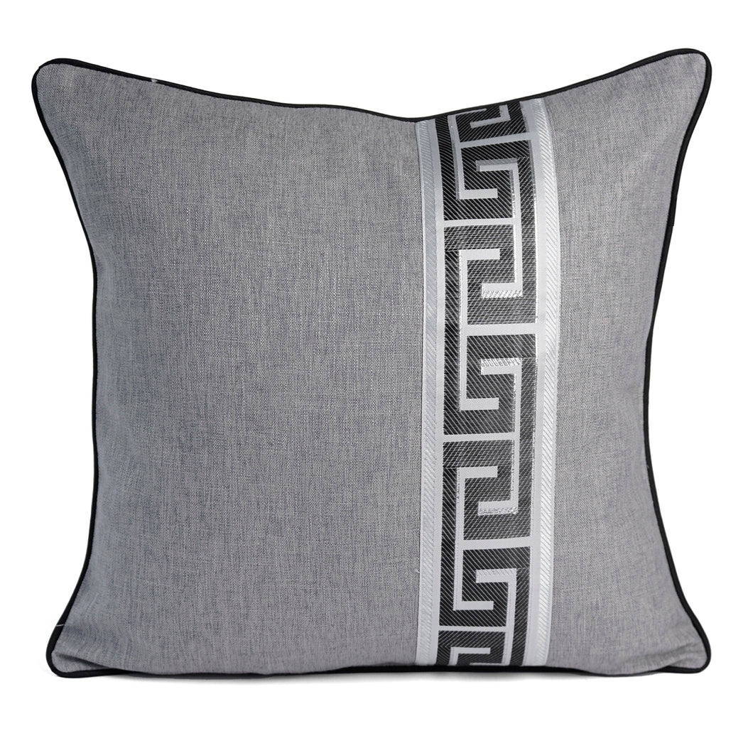 Dynasty Cushion Cover, Grey, 45 x 45 cm