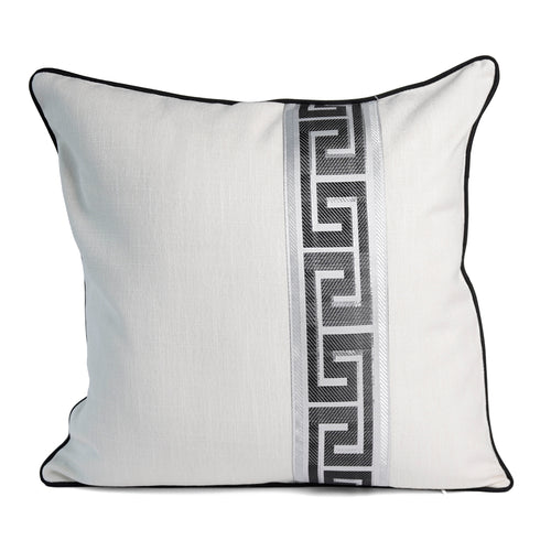 Dynasty Cushion Cover, White, 45 x 45 cm