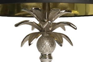 Havana Lamp, Silver & Black
