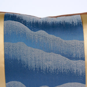 Highland Cushion Cover, Blue and Cream
