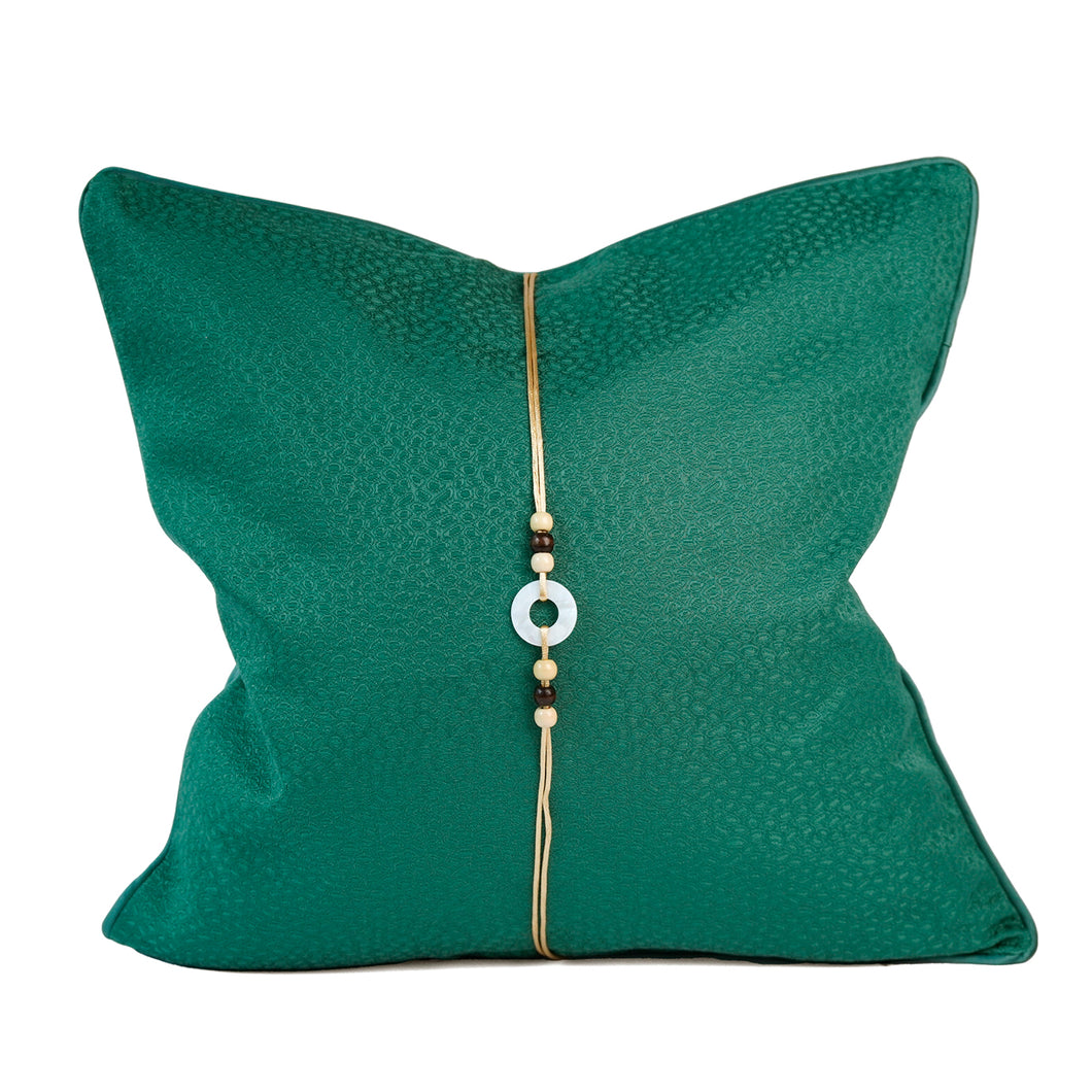 Jade Cushion Cover, Green