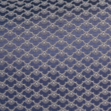 Kenji Cushion Cover, Blue and Silver, 30 x 50cm