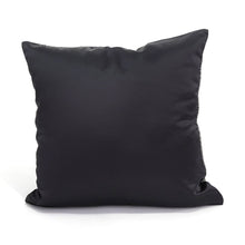 Marlon Cushion Cover, Charcoal Grey and Brown Leather, 45x45cm