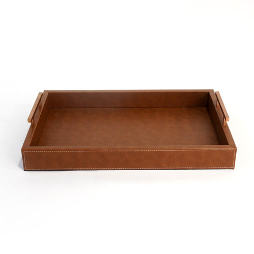 Pierre Tray, Brown Leather