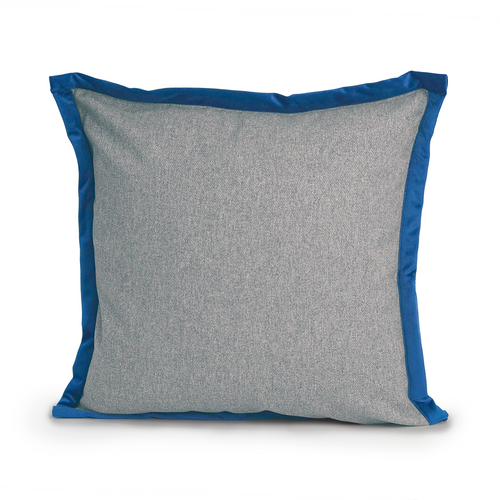 Seville Cushion Cover, Blue and Grey