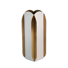 Sinclair Vase, Beige and Gold