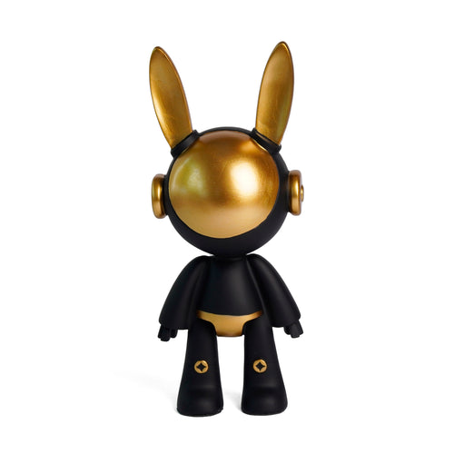 Space Bunny, Black & Gold