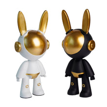 Space Bunny, Black and Gold
