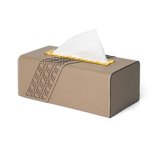 Tatum Tissue Box, Beige (Showroom)