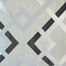 Windsor Cushion Cover, Silver & Black, 45x45 cm